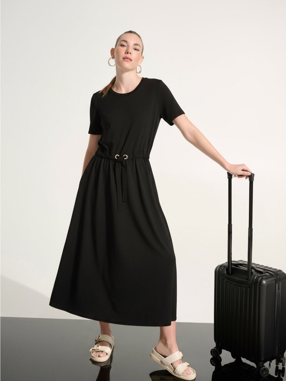 NWT Joseph Ribkoff Jersey And Memory Fit & Flare Dress